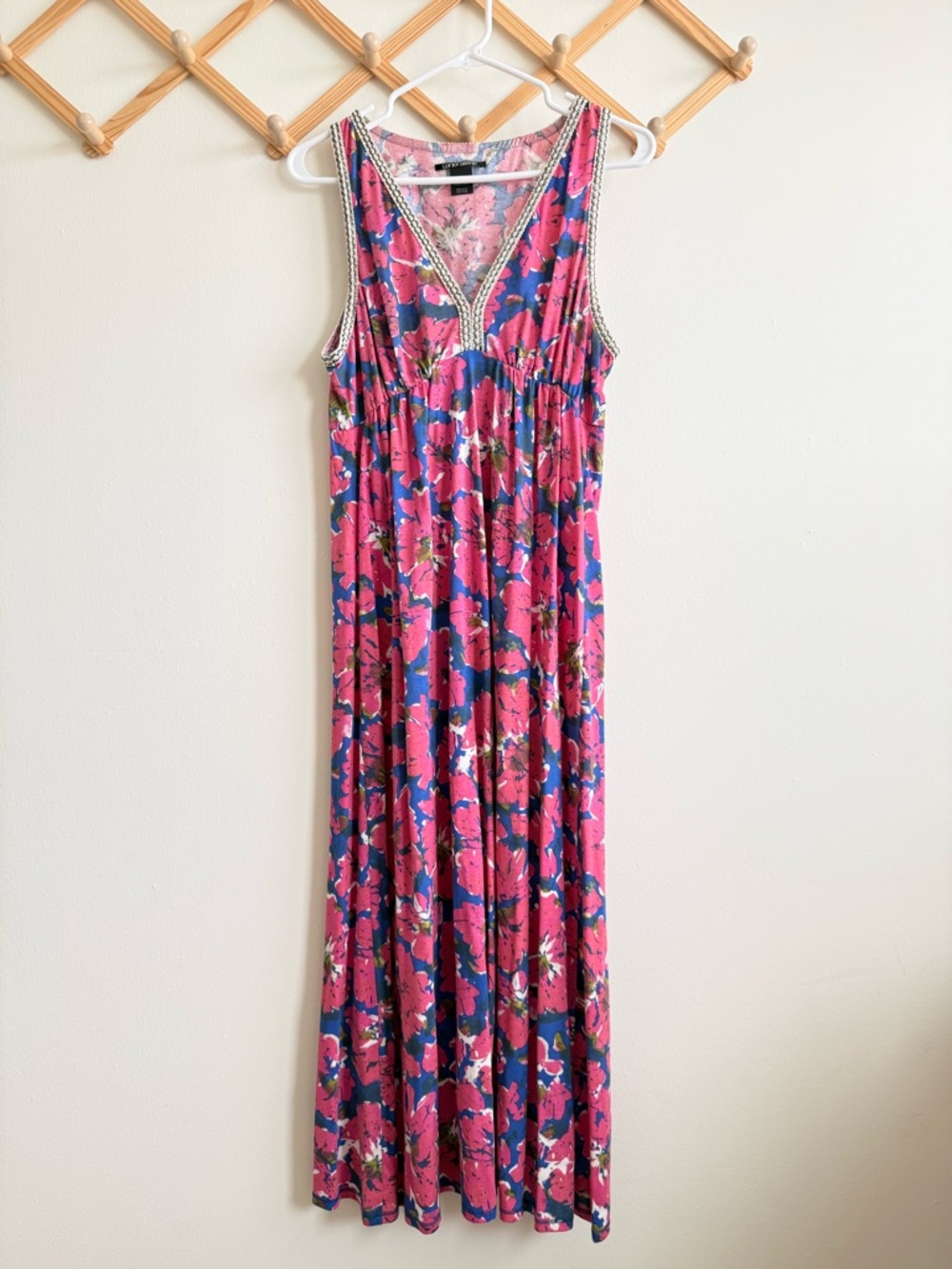Lucky Brand Floral Vneck Dress